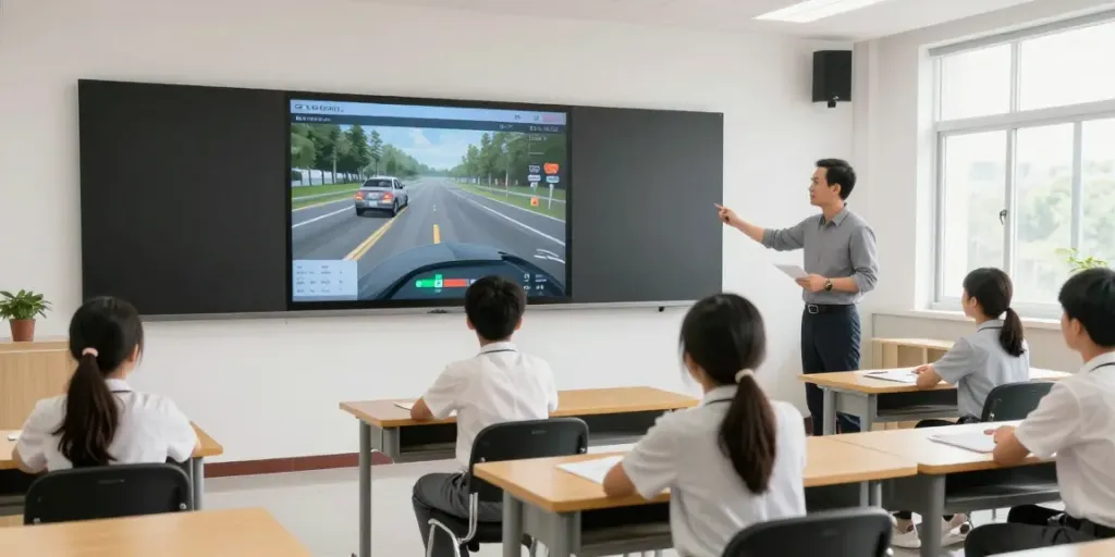 Fahrschule Drive-In: Moderne Fahrschule mit Unterricht und Simulationstechnik in Zürich.