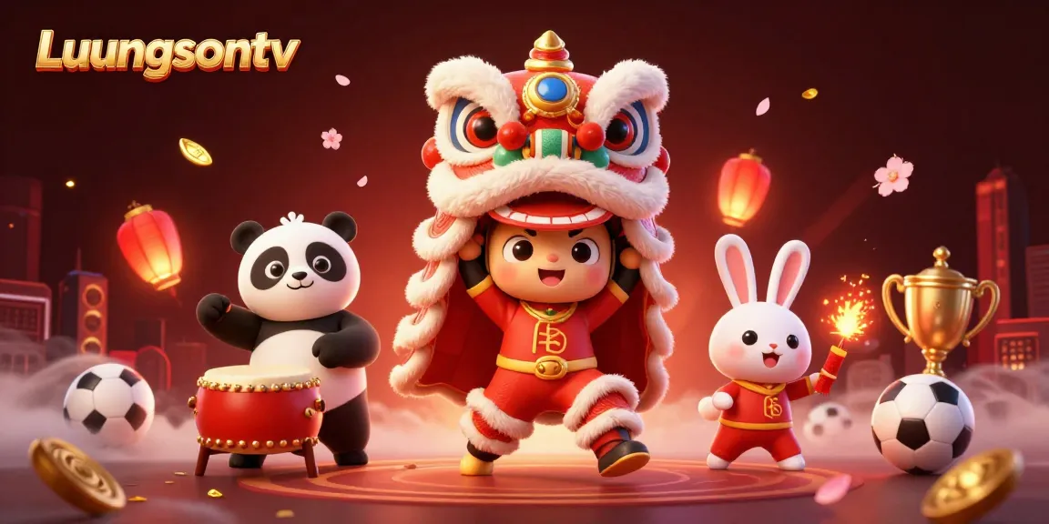 Experience thrilling gambling with Luongsontv's live sports betting excitement, showcasing vibrant characters and dynamic action.
