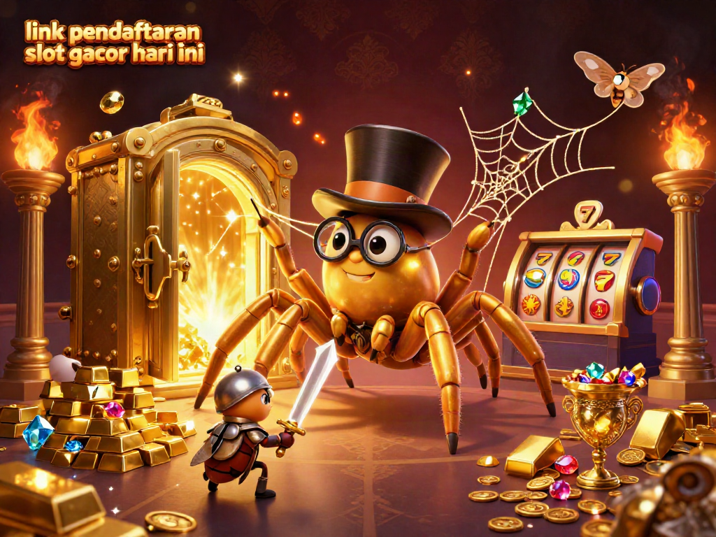 Link pendaftaran slot gacor hari ini mengungkap tarantula emas dan ksatria kecil di kasino.