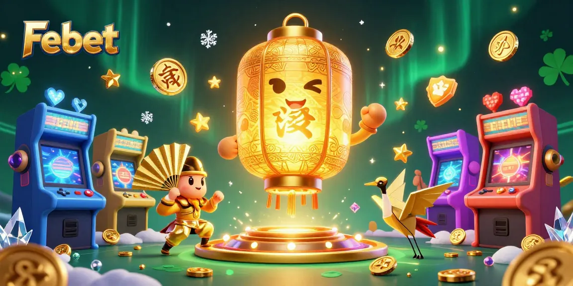 Experience thrilling gameplay at Febet's casino with vibrant characters and dynamic gaming elements.